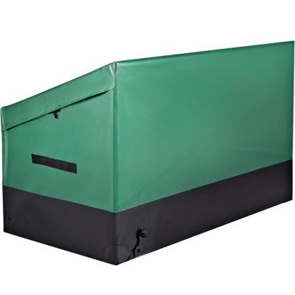 Coffre de Rangement Extérieur 100/150/230 Gallons – Étanche, Cadre Galvanisé, Résistant aux Intempéries