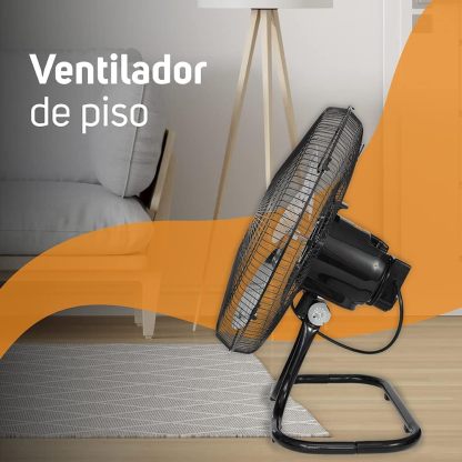 Pack de 2 Ventiladores de Pie 80W | Alta Potencia, 3 Velocidades y Gran Flujo de Aire
