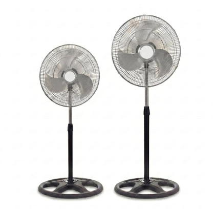 Pack de 2 Ventiladores de Pie 80W | Alta Potencia, 3 Velocidades y Gran Flujo de Aire