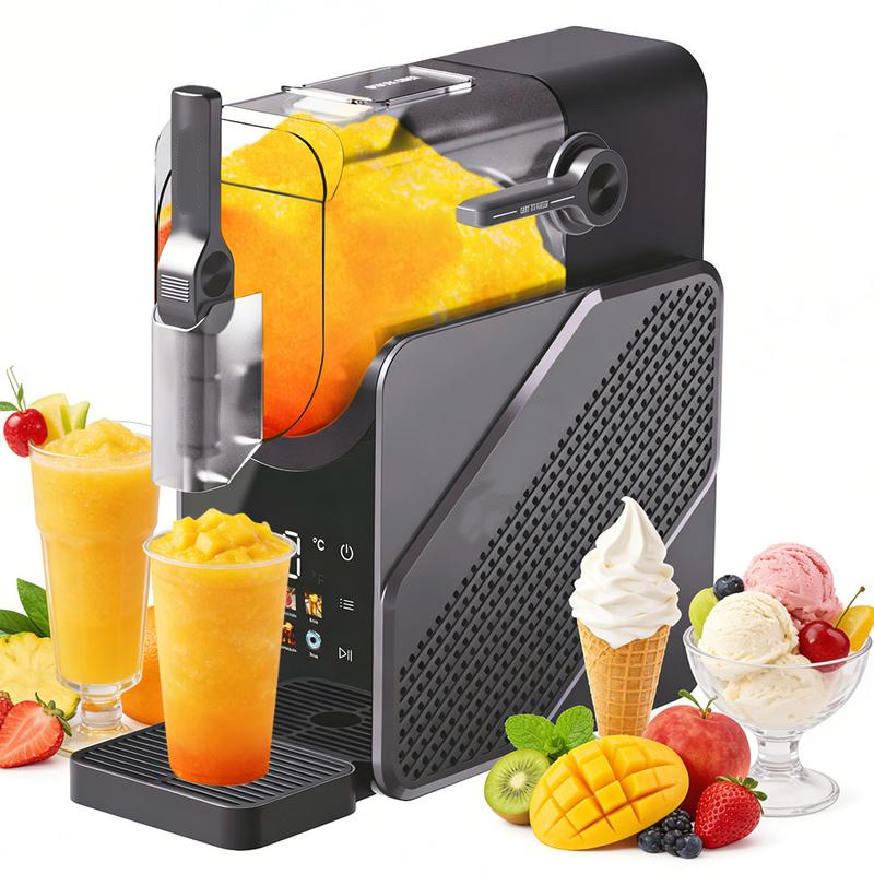 Macchina per Slushie Senza Ghiaccio, 7 Programmi, Display LED, per Milkshake, Frappè e Margarita Frozen