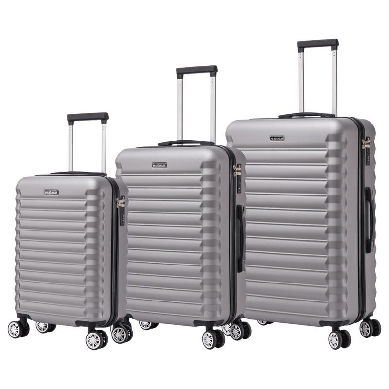 Set de Maletas de Viaje Elegantes | ABS Ligero, 4 Ruedas 360°, Cerradura de Combinación y Asa Telescópica