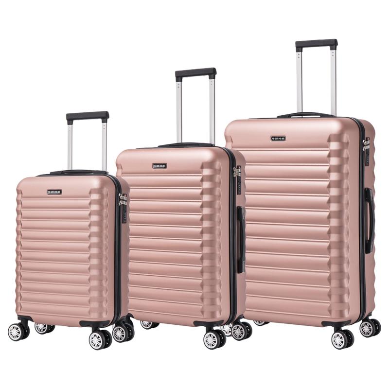 Set de Maletas de Viaje Elegantes | ABS Ligero, 4 Ruedas 360°, Cerradura de Combinación y Asa Telescópica
