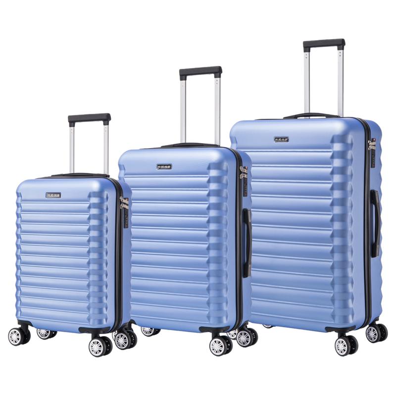 Set de Maletas de Viaje Elegantes | ABS Ligero, 4 Ruedas 360°, Cerradura de Combinación y Asa Telescópica
