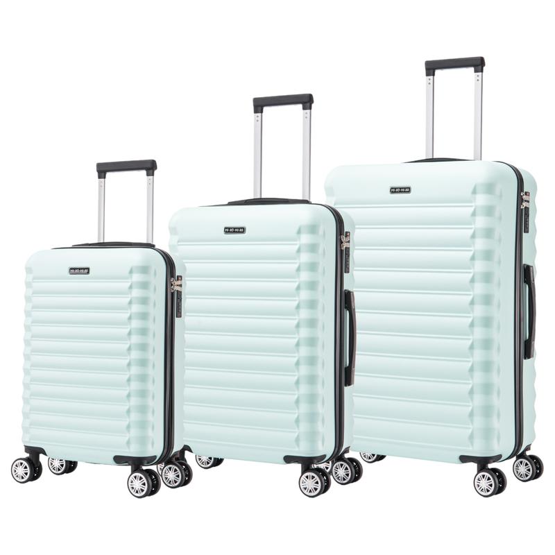 Set de Maletas de Viaje Elegantes | ABS Ligero, 4 Ruedas 360°, Cerradura de Combinación y Asa Telescópica