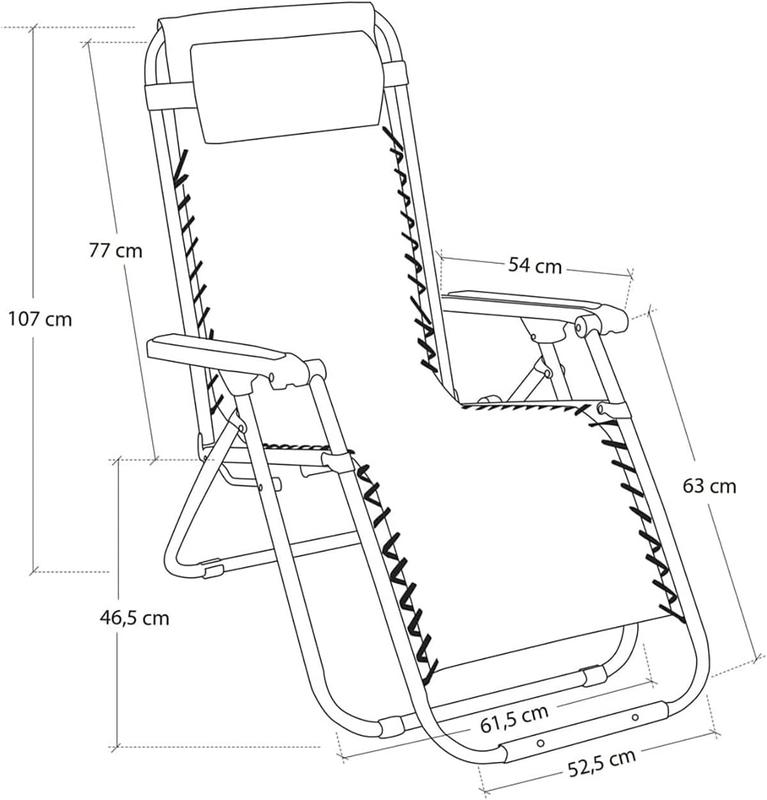Pack de 2 Tumbonas Plegables Reclinables | Multiposición, con Cojín y Estructura de Acero para Jardín y Terraza