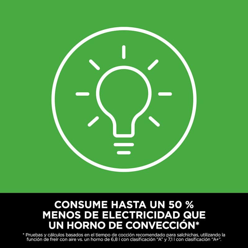 Freidora de Aire Portátil de Cristal 4 en 1 | Incluye 2 Recipientes con Tapa, Cocina Saludable y Compacta