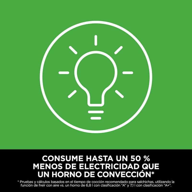 Freidora de Aire Portátil de Cristal 4 en 1 | Incluye 2 Recipientes con Tapa, Cocina Saludable y Compacta