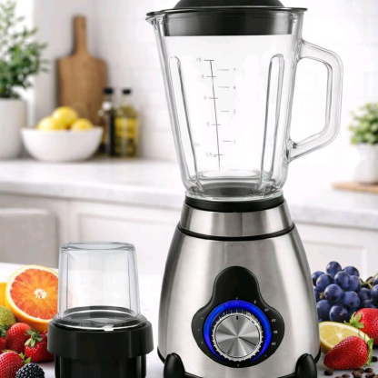 Licuadora 1000W | 6 Aspas de Acero Inoxidable, 4500 RPM, Ideal para Batidos y Smoothies