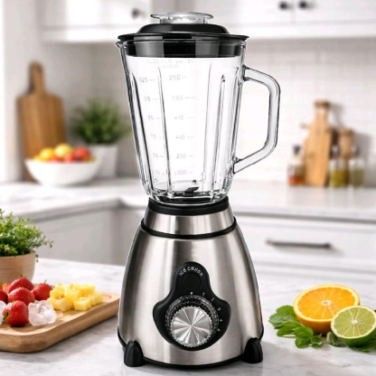 Licuadora 1000W | 6 Aspas de Acero Inoxidable, 4500 RPM, Ideal para Batidos y Smoothies