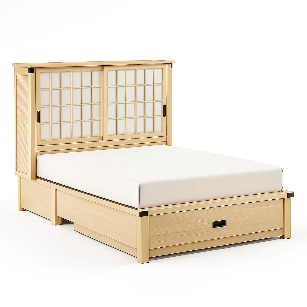 Bett mit Bettkasten