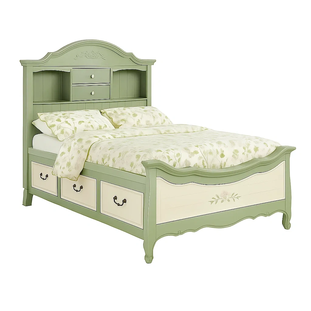 Bett mit Bettkasten