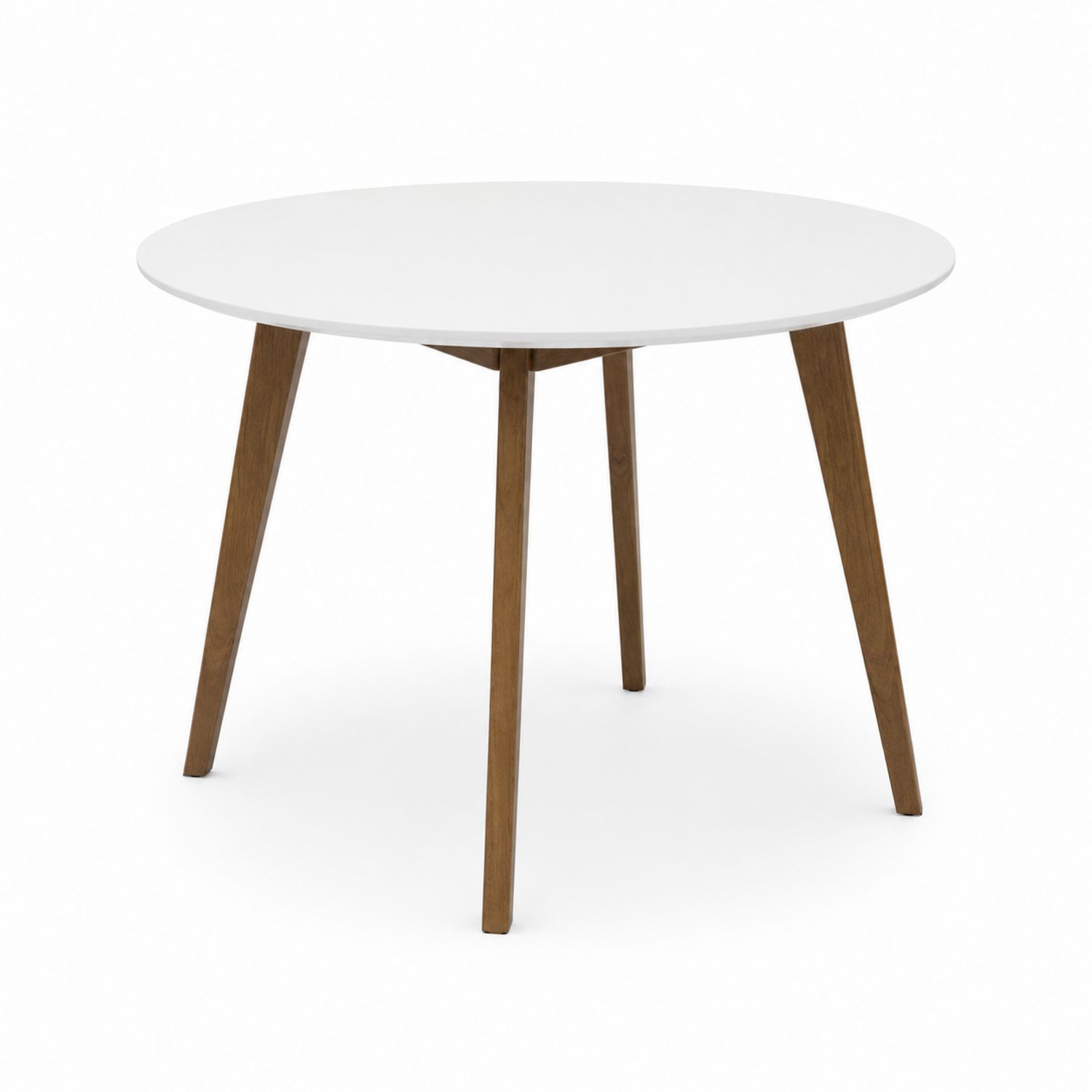 Tavolo da pranzo rotondo in legno e MDF Ø105 cm