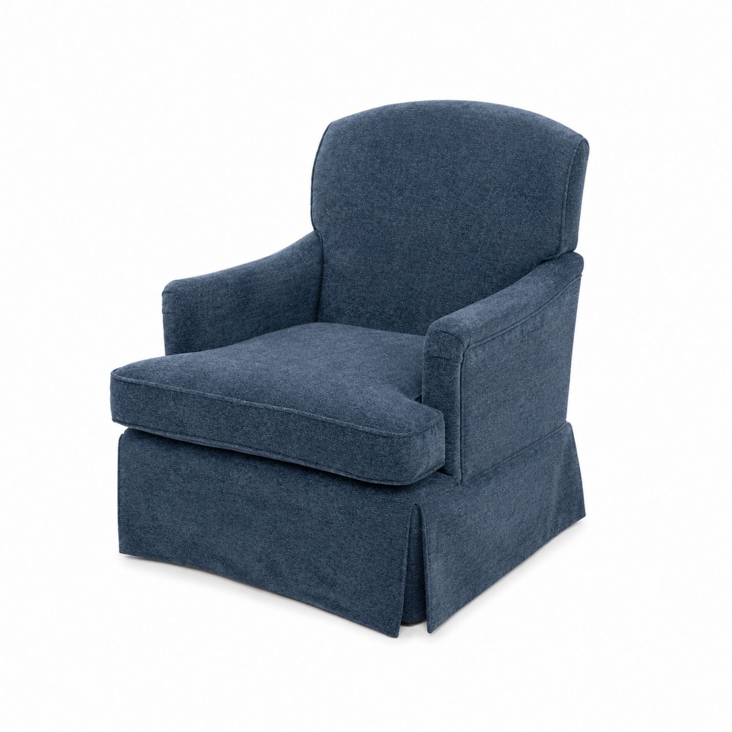 Poltrona in Tessuto Blu 90x80x85 cm