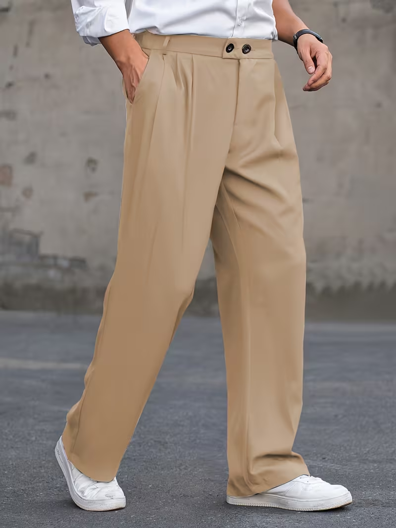 Men's Casual Loose-Fit Pants Set image 15