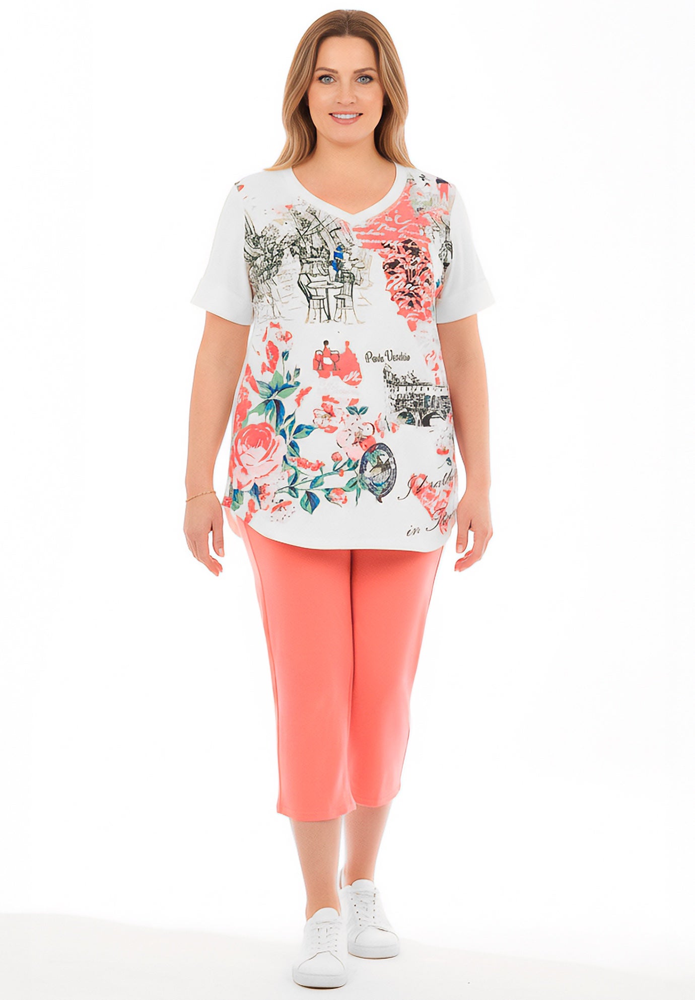 🔥4/8/11 Sets Multi-Pack V-Neck Tunic & Capri Set