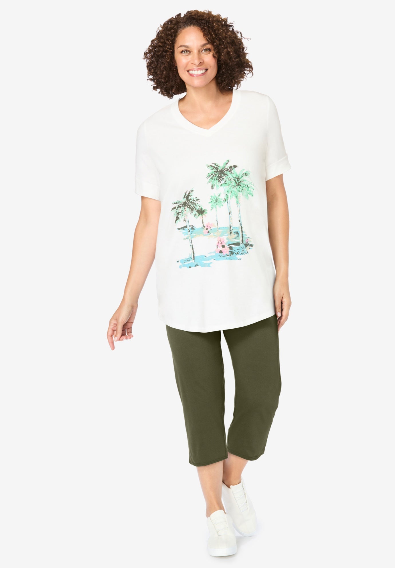 🔥4/8/11 Sets Multi-Pack V-Neck Tunic & Capri Set