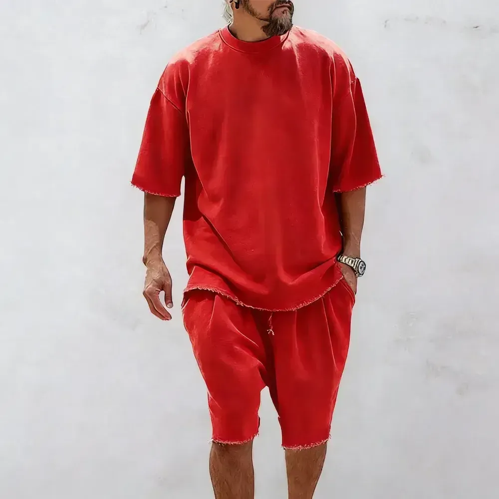 🔥8 SETS ONLY $24! MEN'S CASUAL 2-PIECE SHORT SET
