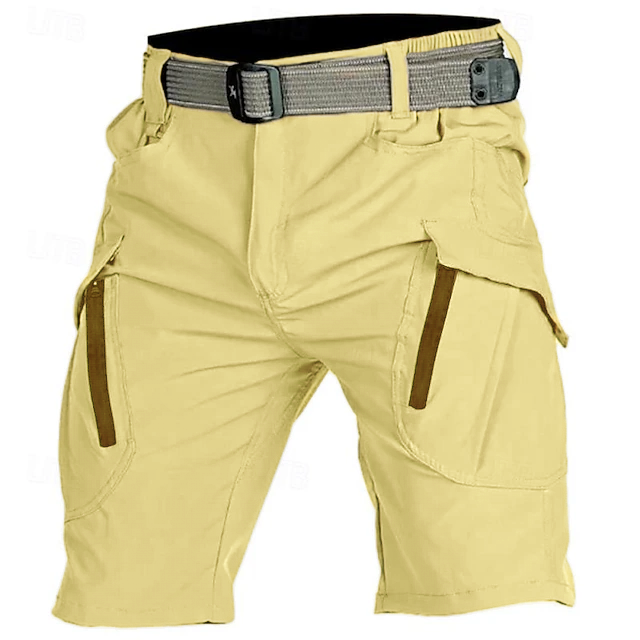 Men's Tactical Shorts Cargo Shorts Breathable Outdoor (Belt Included)