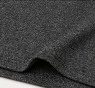 Soft hem stitching detail