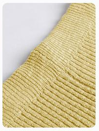 Textured knit fabric detail