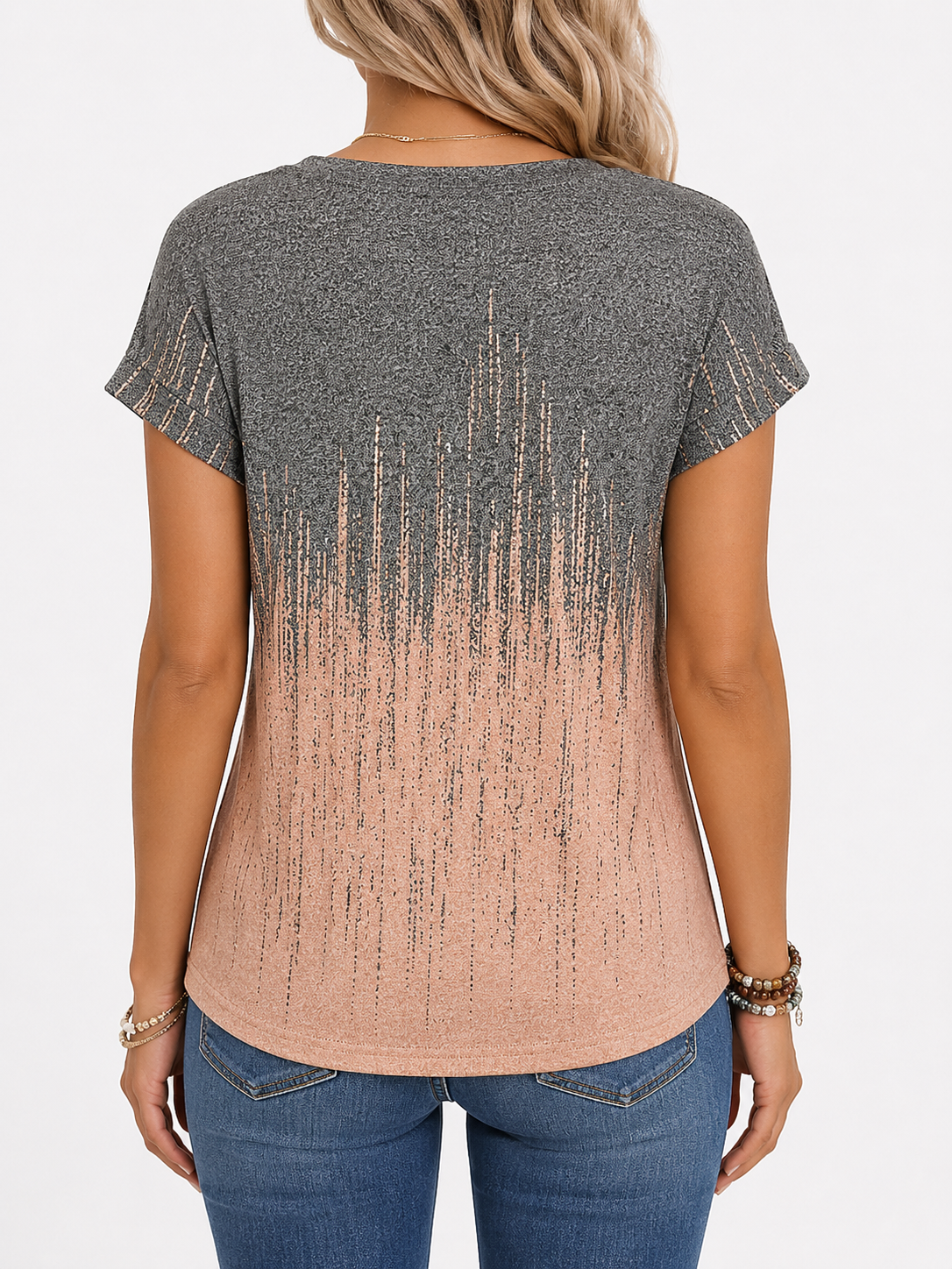 Rose Ash Ombre back view