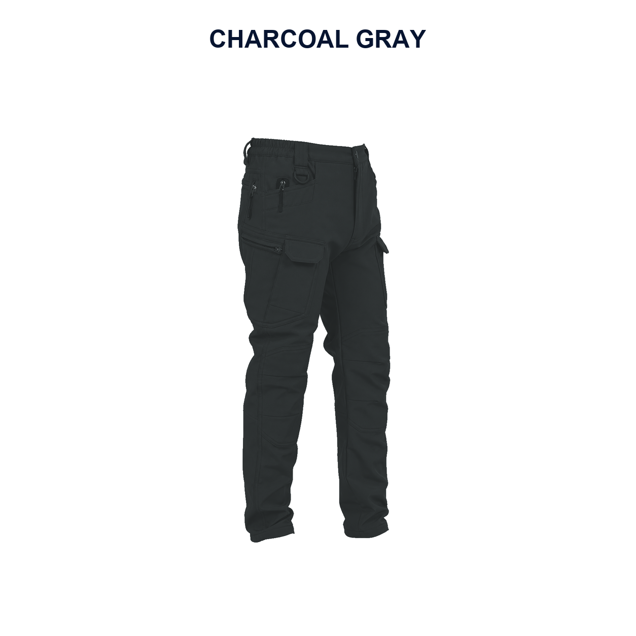 Pack & Save Men's Lightweight Stretch Tactical Cargo Pants, Elastic Waist Utility Work Pants with Multi-Pocket Storage