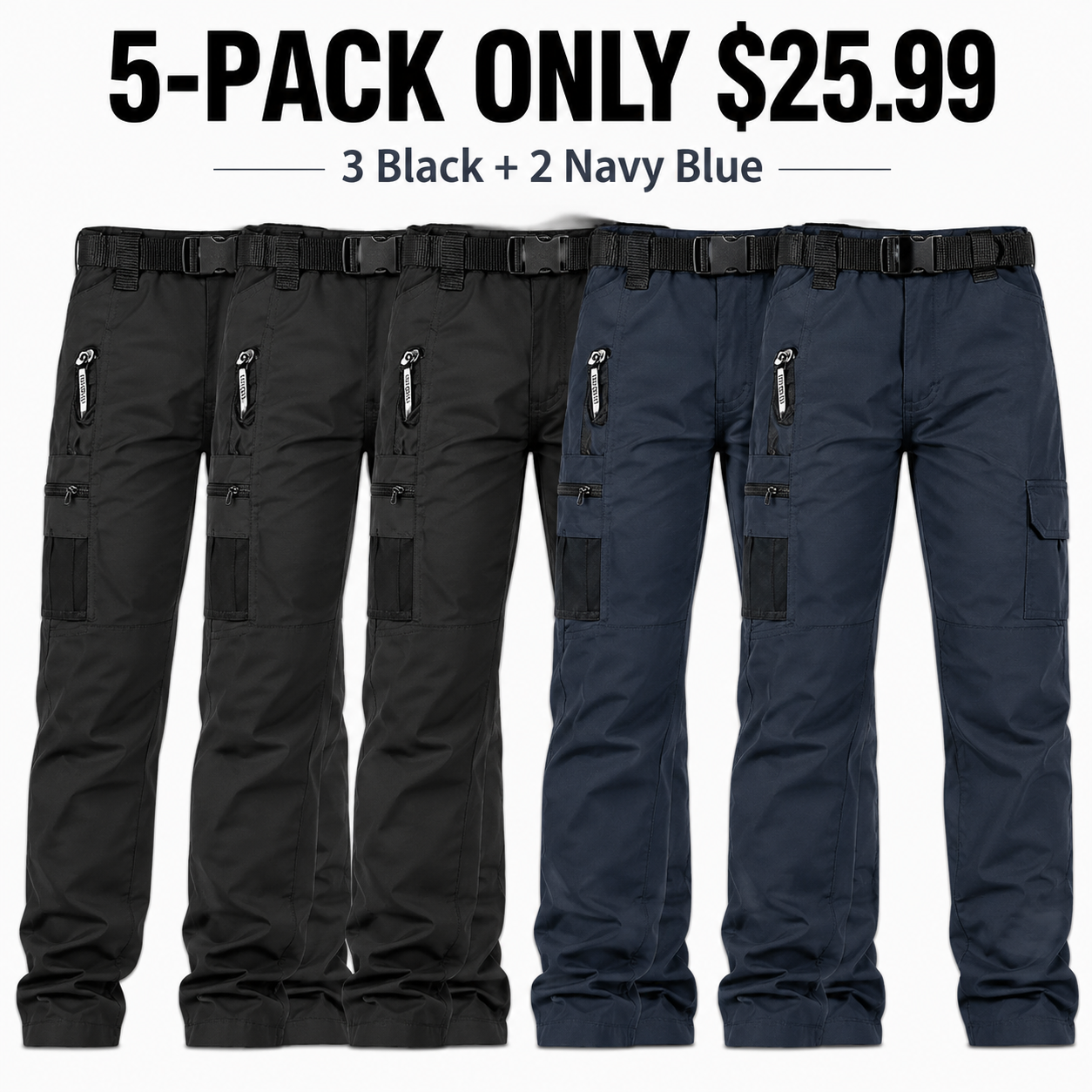 HOMUG Men's Tactical Work Pants - Durable & Versatile
