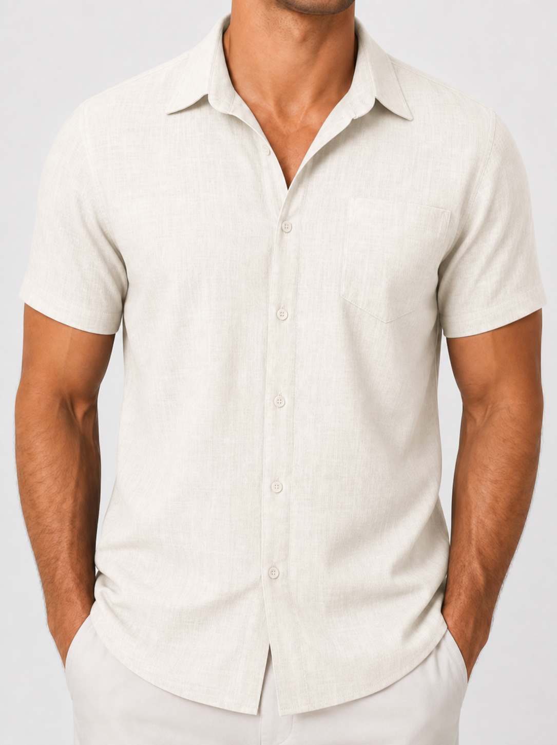 Optic Sand White front view