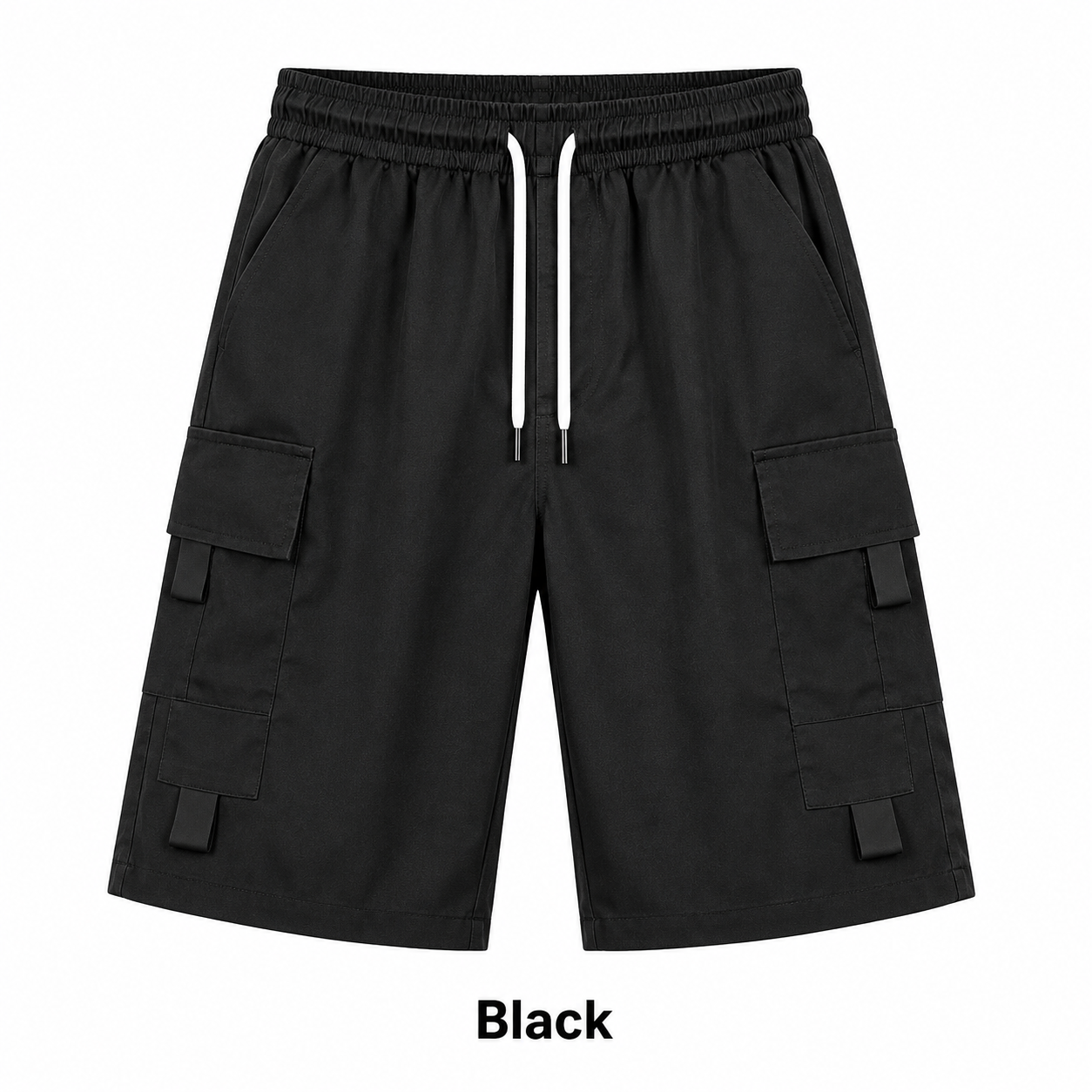 🎉Men's Casual Capri Shorts with Drawstring Waist, Large Pockets, Comfortable Fabric, Ideal for Home and Outdoors, Summer Essential🔥