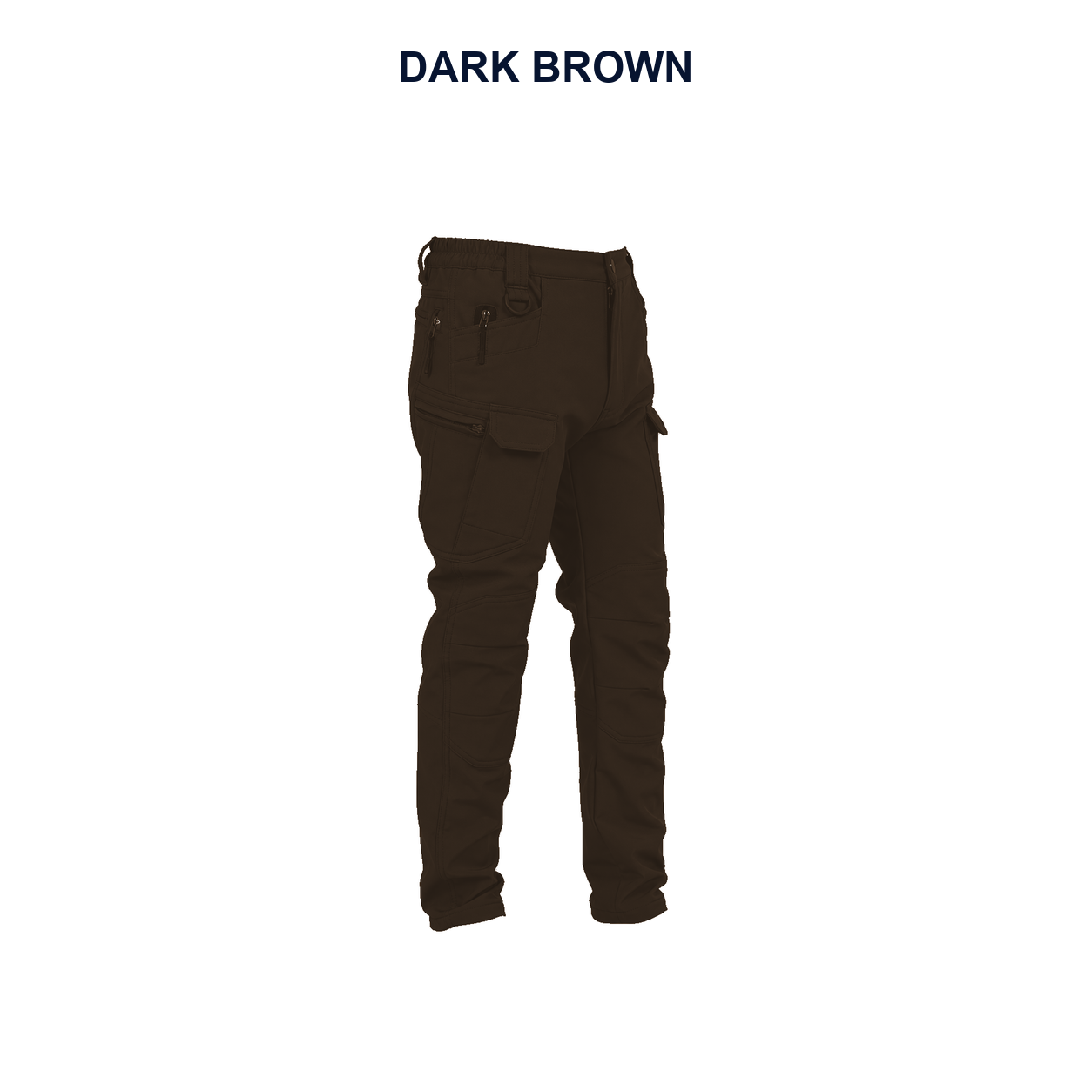 Pack & Save Men's Lightweight Stretch Tactical Cargo Pants, Elastic Waist Utility Work Pants with Multi-Pocket Storage