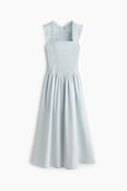 7 dresses in different colors and cuts