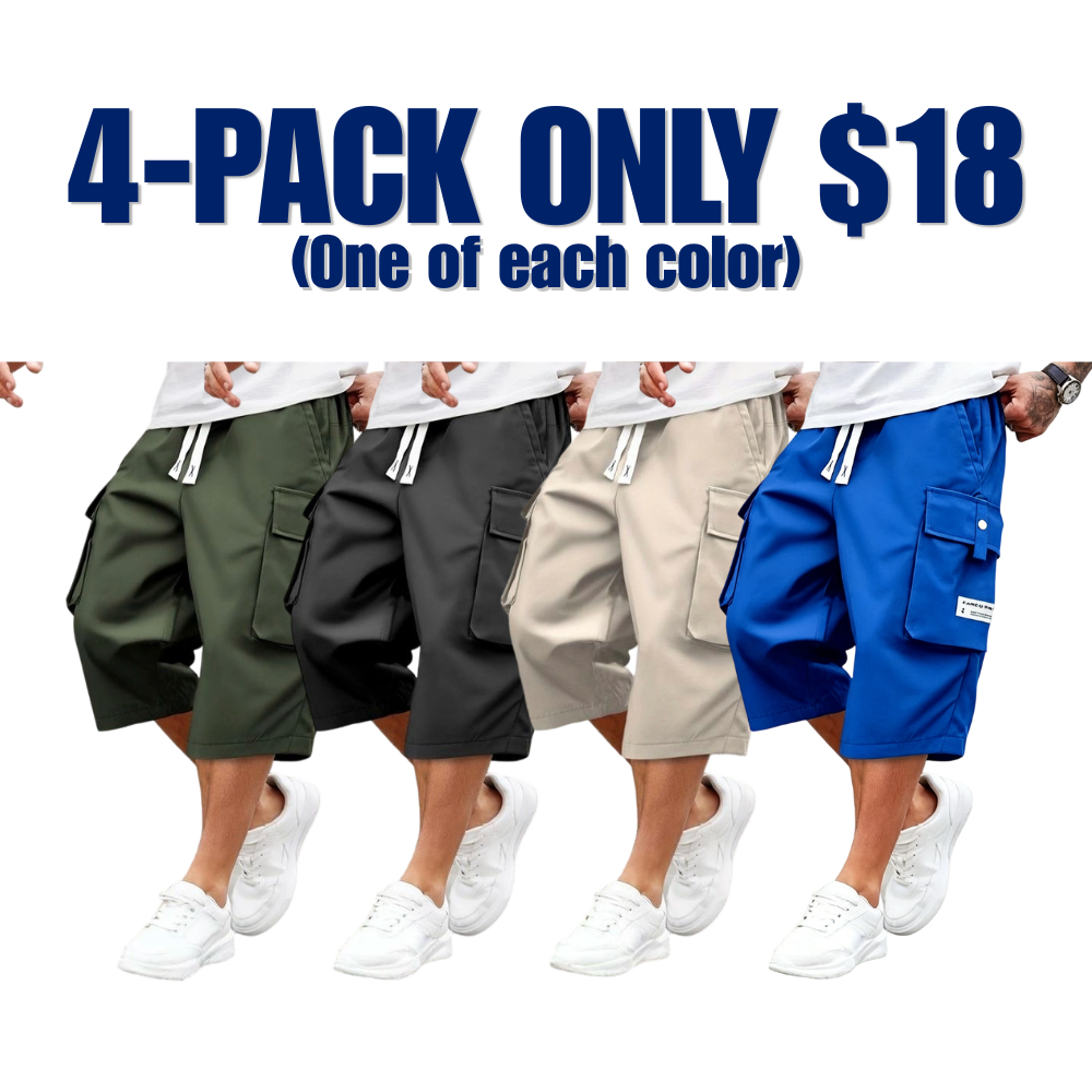 Men's Plus Size Lightweight Cargo Pants