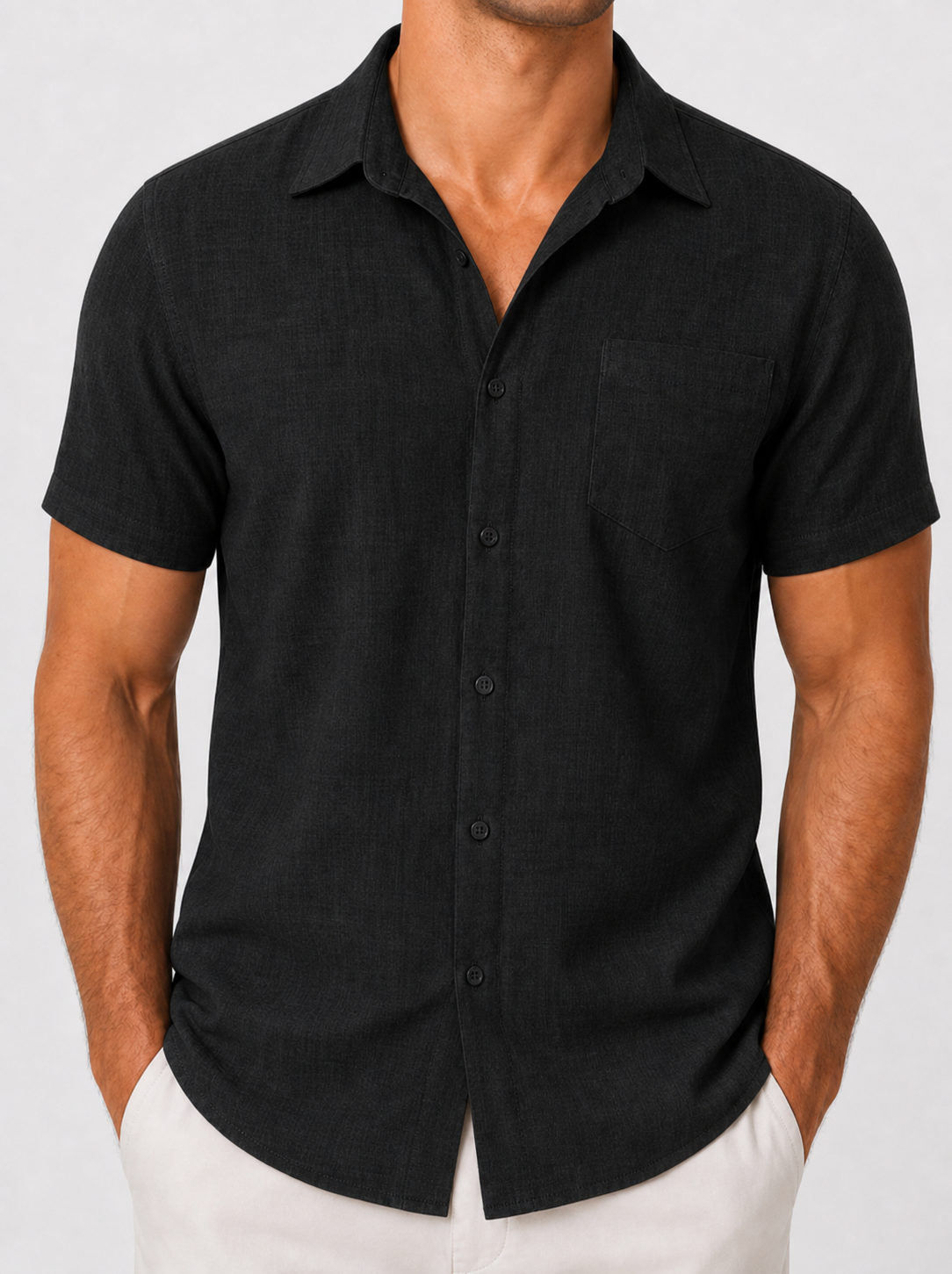 Soft Black front view