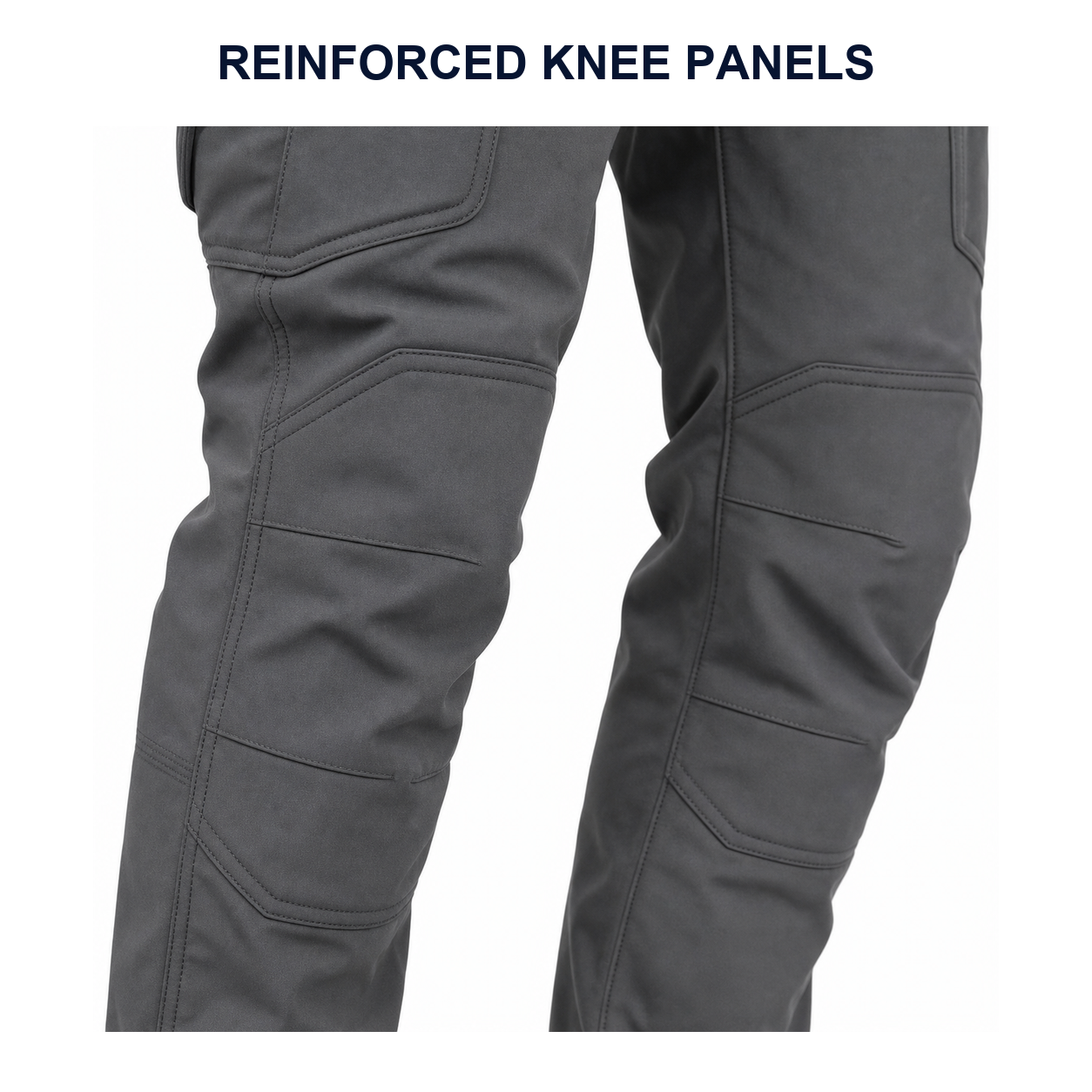 Pack & Save Men's Lightweight Stretch Tactical Cargo Pants, Elastic Waist Utility Work Pants with Multi-Pocket Storage