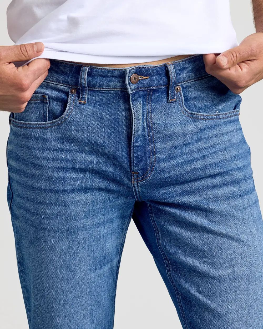 Straight Low-Stretch Jeans