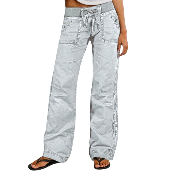 Women's High Stretch Mid Rise Straight Pants