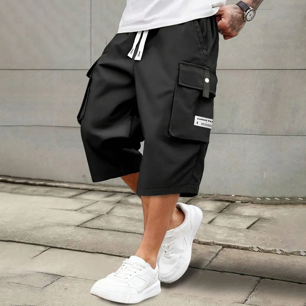 Men's Casual Cargo Calf Shorts