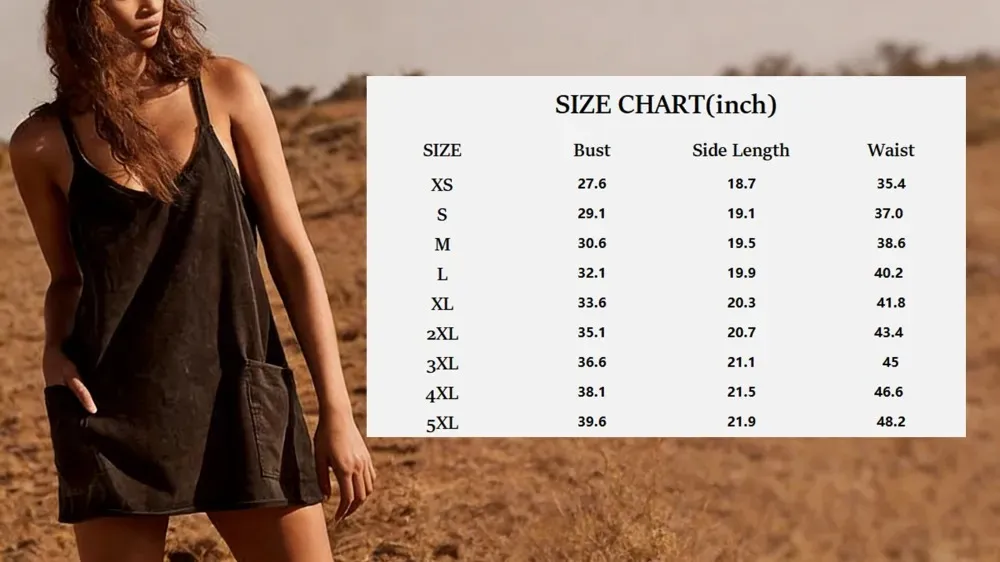 Women's Mini Dress V Neck Spaghetti Straps Built-in Shorts