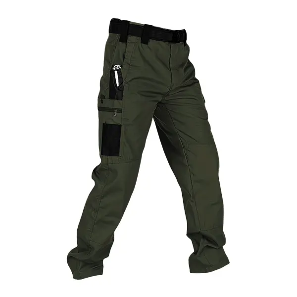 Men's Solid Color Tactical Work Pants,230g/m² new fabric，with Multiple Pockets and Zipper Closures, Durable Outdoor Training Pants, Available in Multiple Colors, Fishing, outdoor activities, work, hiking, camping，Suitable for Spring and Autumn Wear.