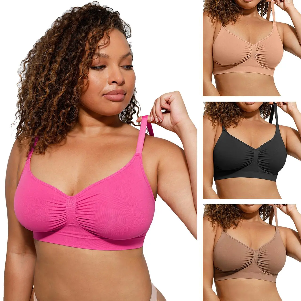 Women's Wireless Comfort Bra - Up to 44DD