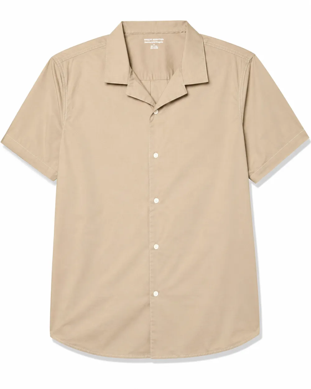Men's Vacation Cotton Button-Down Short Sleeve Resort Shirt
