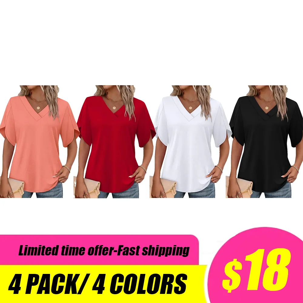 Women's V-neck cropped top