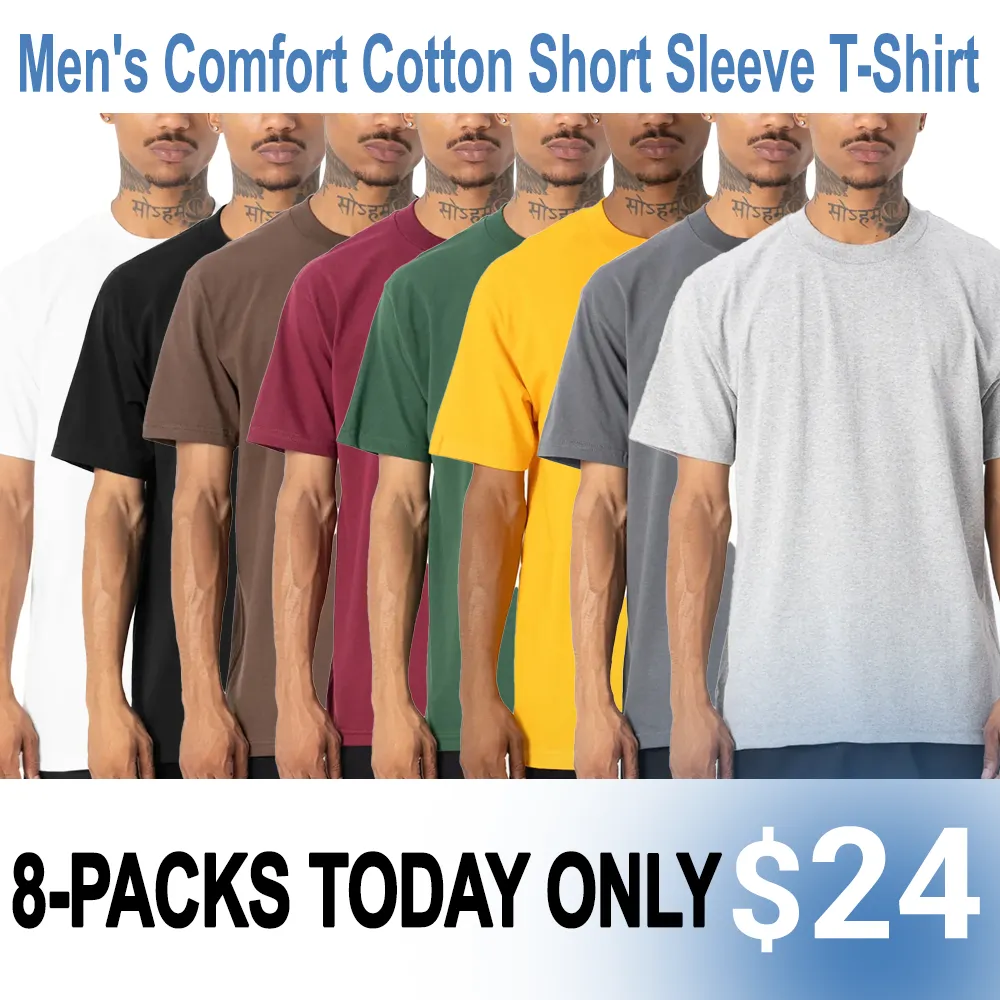 Men's Comfort Cotton Short Sleeve T-Shirt