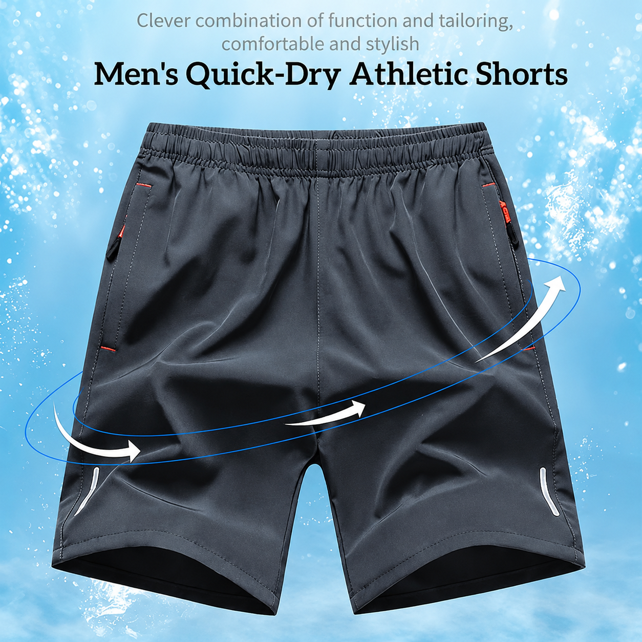 Men's Quick-Dry Athletic Shorts