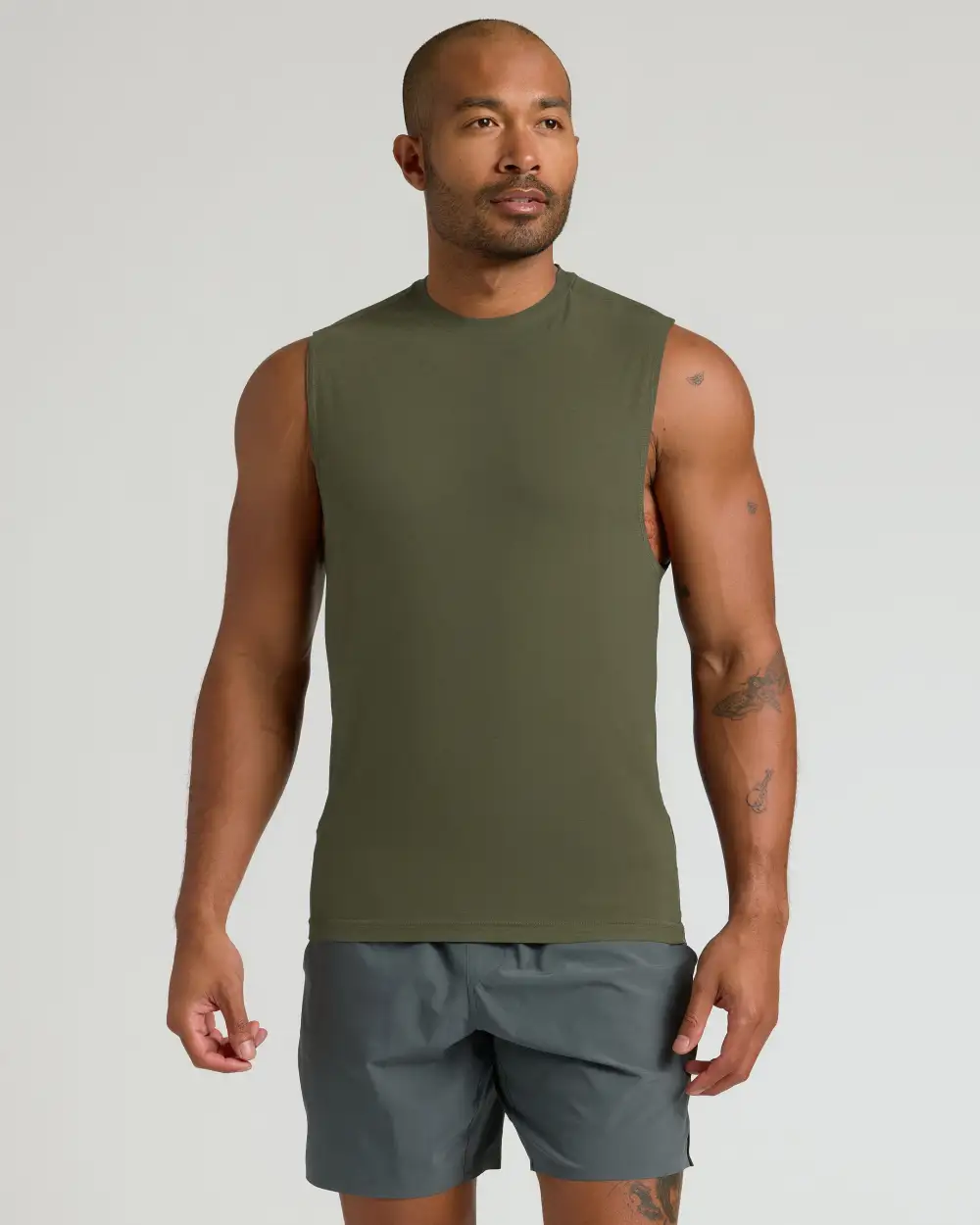 Sleeveless Active Muscle Tee