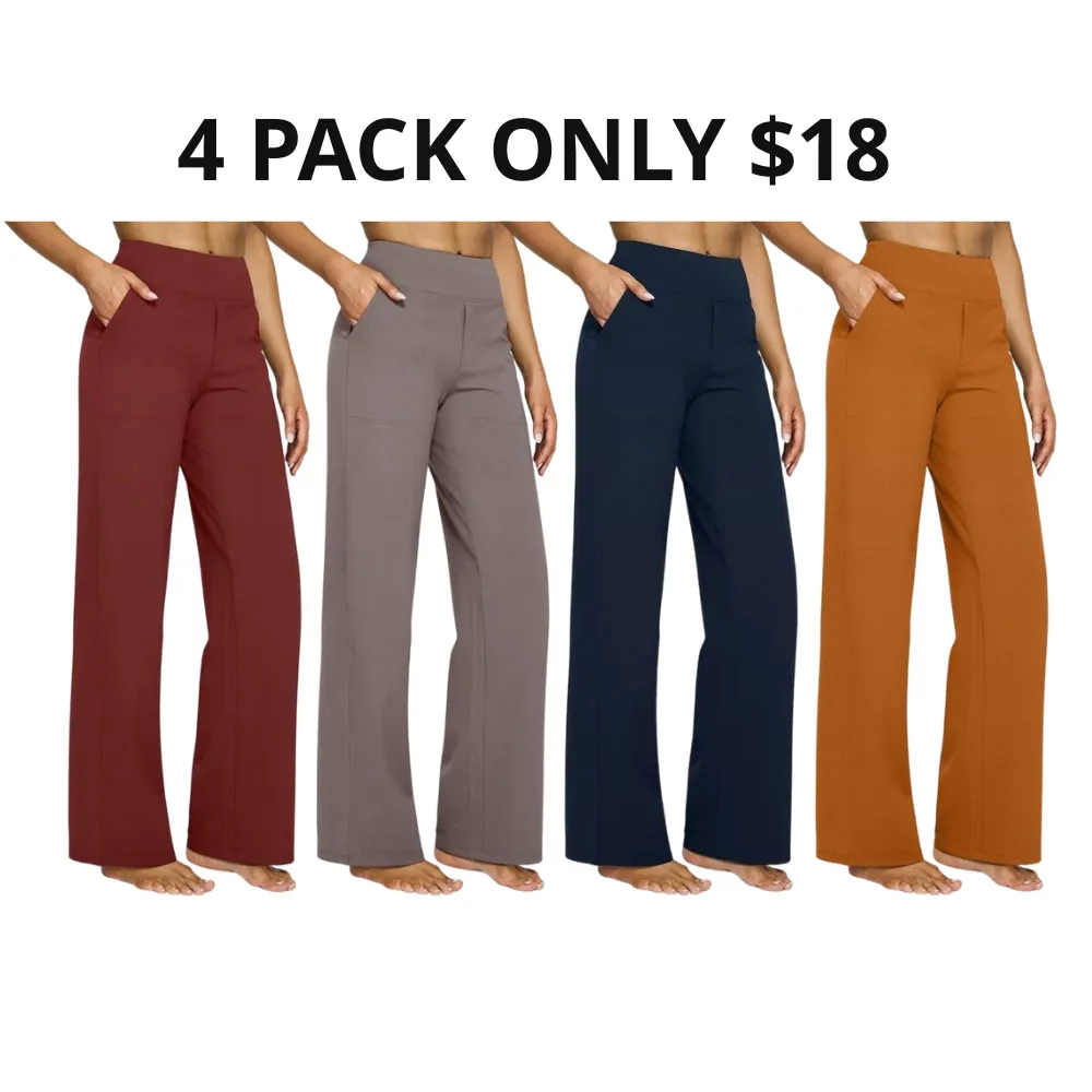 Women's Wide Leg Pants with Pockets