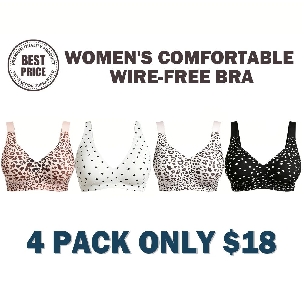 Women'S Comfortable Wire-Free Bra