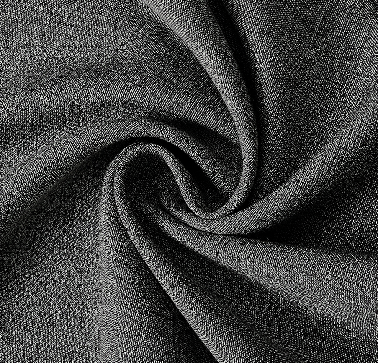 Close-up of matte woven texture and soft fabric drape