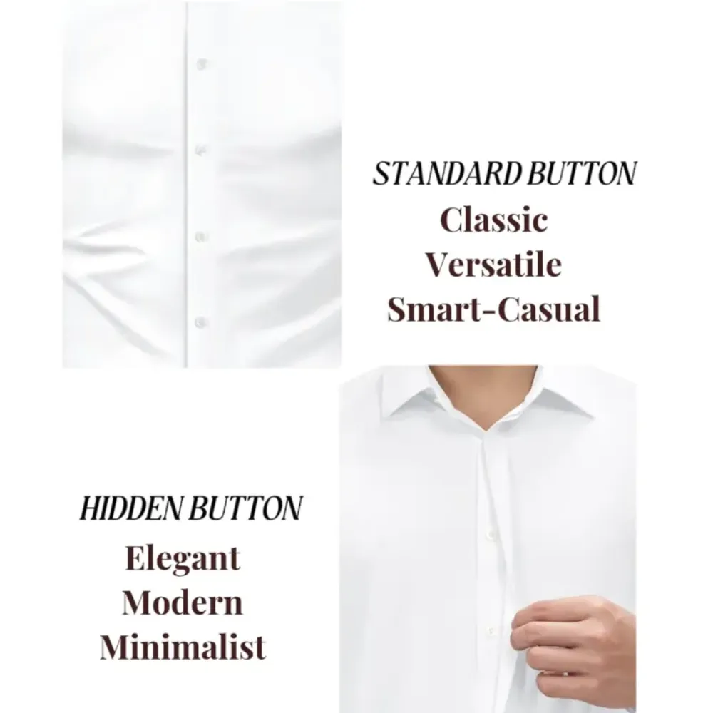 Men's 4-Way Stretch Long Sleeve Dress Shirt
