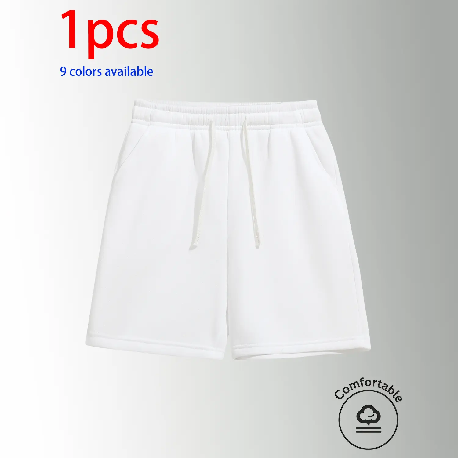 Clearance Sale Men's Breathable Drawstring Shorts, Comfortable Summer Casual Athletic Shorts with Pockets, Lightweight Beach Vacation Lounge Wear